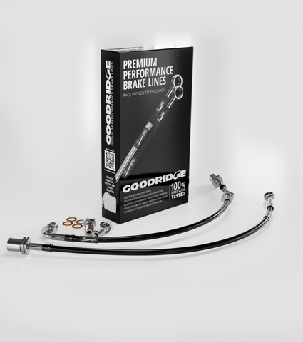 Goodridge 15-17 Volkswagen GTI Stainless Steel Front Brake Lines - 30024F