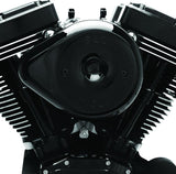 S&S Cycle 2007+ XL Sportster Models w/ Stock EFI Stealth Air Cleaner Kit w/ Black Teardrop Cover - 170-0527B