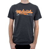 Mishimoto Mens Athletic Script Gray T-Shirt - Large - MMAPL-SCRIPT-GYL