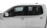 AVS 2022 Nissan Frontier (Crewcab Pickup) Ventvisor Outside Mount Window Deflectors 4pc - Smoke - 94788
