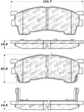StopTech Street Touring 93-97 Ford Probe / 93-97 Mazda MX-6 Front Brake Pads - 308.06370