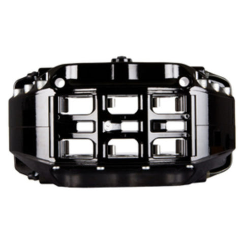 StopTech 08-09 Evo X Front BBK w/ Black ST-60 Calipers Slotted 355x32mm Rotors Pads and SS Lines - 83.625.6700.51