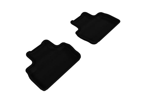 3D MAXpider 2006-2013 Lexus IS Kagu 2nd Row Floormats - Black - L1LX00621509