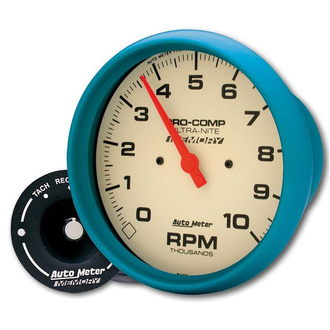 Autometer Ultra-Nite 2-5/8in 140-280 Deg F Mechanical Glow In The Dark Water Temp Gauge - 4531