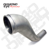 Diamond Eye DWNP 4in TB SGL HX40 TURBO-DIRECT FLANGE AL DODGE 5.9L 2500/3500 94-02 - 221040