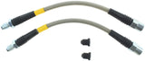 StopTech 94-97 BMW 840CI / 90-97 850CI/850CSI/850i Rear Stainless Steel Brake Line Kit - 950.34512