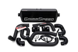GrimmSpeed 2008-2014 Subaru STI Front Mount Intercooler Kit Black Core / Black Pipe - 090254