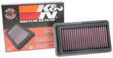 K&N 2017 Nissan Micra 0.9L L3 F/I Replacement Air Filter - 33-3082
