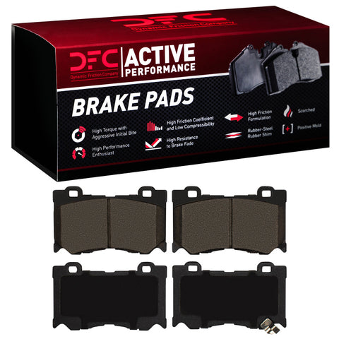 DFC 08-26 Nissan Z Front Low Metallic Active Performance Brake Pads - 1115-1346-00