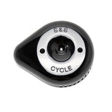 S&S Cycle Stealth Slasher Teardrop Air Cleaner Cover - Gloss Black - 170-0533