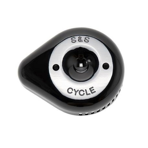 S&S Cycle Stealth Slasher Teardrop Air Cleaner Cover - Gloss Black - 170-0533
