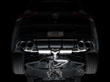AWE Tuning MK8 Volkswagen Golf R 3in Touring Edition Quad Exhaust - Chrome Silver Tips - 3015-42658