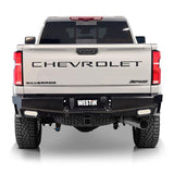 Westin 19-20 Chevy Silverado 1500 HDX Bandit Rear Bumper - Black - 58-341185