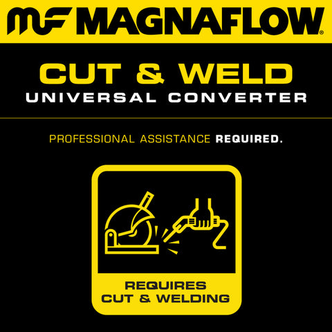 MagnaFlow Conv Univ 1.75 Single O2 Boss - 53133