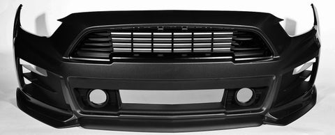 Roush 2015-2017 Ford Mustang Complete Unpainted Front Fascia Kit (w/o Collision Detection & ACC) - 421843