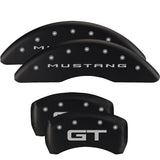 MGP Rear set 2 Caliper Covers Engraved Rear 2015/50 Black finish silver ch - 10203RM52BK