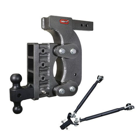 Gen-Y The Boss Torsion-Flex 2.5in Receiver 15in Drop Hitch w/GH-061 Dual-Ball/Stabilizer Kit - GH-1514