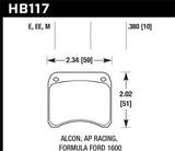 Hawk AP Racing CP3696 Blue 9012 Race Brake Pads - HB117E.380