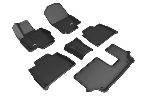 3D MAXpider 20-24 Mercedes-Benz Gle-Class 7-Seat SUV (W167) Kagu Black R1 R2 R3 - L1MB12001509