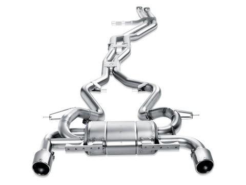 Akrapovic 07-12 BMW 335i (E90 E91) Evolution Line Cat Back (Titanium) w/ Titanium Tips - S-BME90/91/335