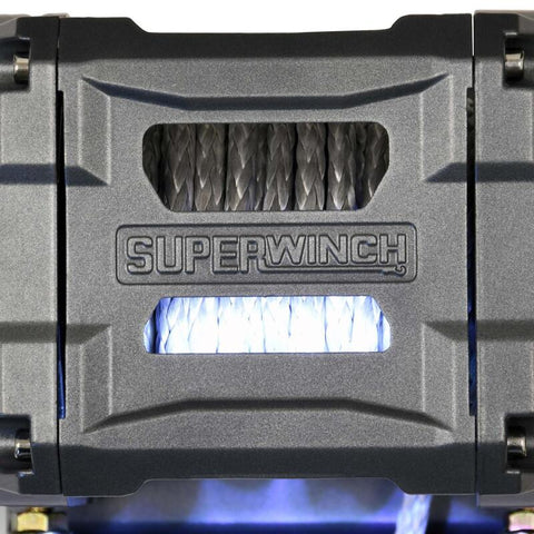 Superwinch 4500 LBS 12V DC 1/4in x 40ft Synthetic Rope Hawse Fairlead SP 45SR Winch - 1145250