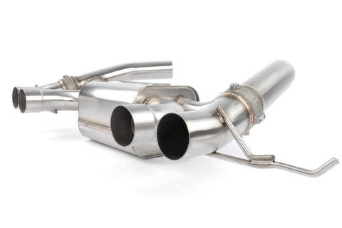 Dinan 21-27 BMW M3/M4 (G80/G82/G83) Valved Axleback Exhaust System - Black Tips - D660-0093-BLK