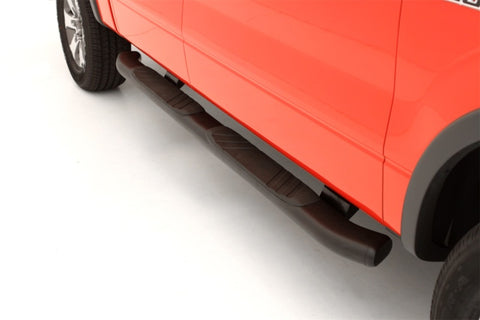 Lund 06-14 Lincoln Mark Lt SuperCrew (87in) 5in. Oval Bent Nerf Bars - Black - 22758737