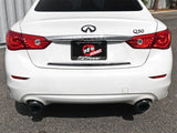 aFe Takeda 2.5in 304 SS Axle-Back Exhaust w/ Black Tips 16-18 Infiniti Q50 V6-3.0L (tt) - 49-36130NM-B