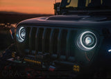 Oracle Oculus Bi-LED Projector Headlights for Jeep JL/Gladiator JT - Matte Blk - 5500K - 5839-504