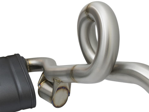aFe MACHForce-Xp 2in 304 SS Cat-Back Exhaust w/Polished Tips 13-16 Porsche Boxster/Cayman 2.7L/3.4L - 49-36415-P