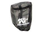 K&N Universal Precharger Round Tapered Filter Wrap Black 4in Top ID / 4.5in Base ID / 6.5in Height - 22-8031PK