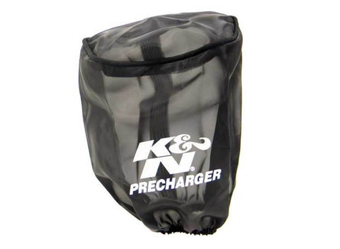 K&N Universal Precharger Round Tapered Filter Wrap Black 4in Top ID / 4.5in Base ID / 6.5in Height - 22-8031PK