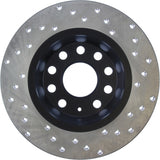 StopTech 10-11 & 13 Audi A3 Quattro / 10 VW GTI Mk VI Drilled Right CRYO-STOP Brake Rotor - 128.33129CR