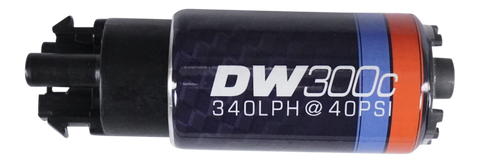 DeatschWerks 340lph DW300C Compact Fuel Pump w/ Mounting Clips - 9-309