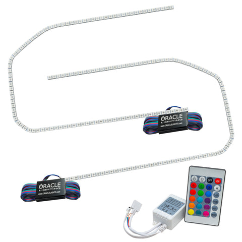 Oracle 16-18 GMC Sierra Headlight DRL Upgrade Kit - ColorSHIFT w/ Simple Controller - 1320-504