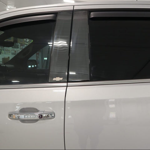 Putco 14-18 Chevy Silverado LD - Fits Double Cab/Crew Cab - 4pcs Black Platinum Pillar Posts - 402669BPGM-1