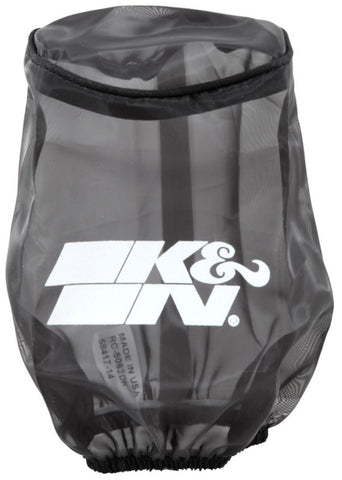 K&N 4.5in Base ID x 3.5in Top ID x 6in H - Black - Round Tapered - Drycharger Air Filter Wrap - RC-5062DK
