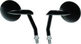 Burly Brand Hot Rod Mirror Set - Black - B16-1501B