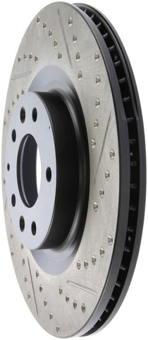 StopTech 04-09 Mazda RX-8 Slotted & Drilled Left Front Rotor - 127.45071L