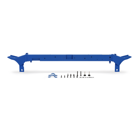 Mishimoto 2008-2010 Ford 6.4L Powerstroke Upper Support Bar - Wrinkle Blue - MMUS-F2D-08BL