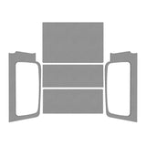 DEI 04-06 Jeep Wrangler LJ Unliminted Leather Look Headliner Complete Kit - Gray - 50605