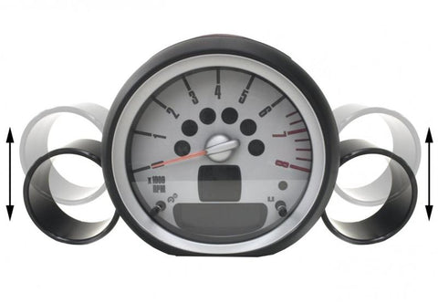 ALTA 07-12 Mini Cooper/S/JCW (Incl. 09-12 Convertible) & 09-12 Clubman Gauge Pod 52-60mm (Single) - AMP-INR-210