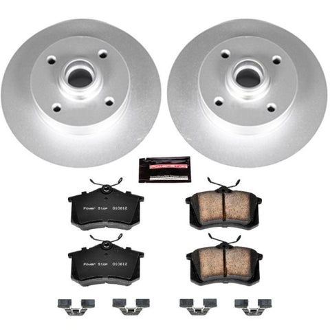Power Stop 99-02 Volkswagen Cabrio Rear Z23 Evolution Sport Coated Brake Kit - CRK369