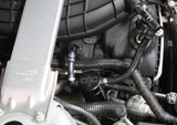 J&L 11-17 Ford Mustang V6 Passenger Side Oil Separator 3.0 - Black Anodized - 3014P-B
