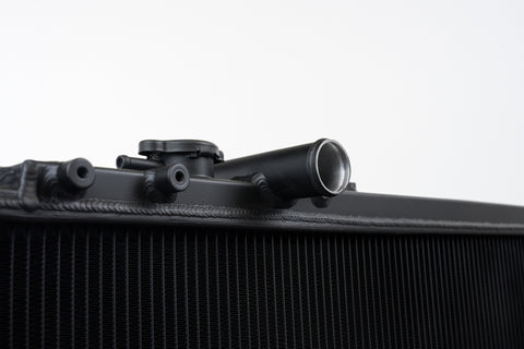 CSF 93-98 Toyota MK4 Supra Radiator - Black Finish - 2882B