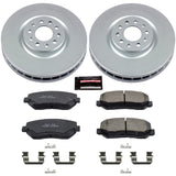 Power Stop 15-17 Chrysler 200 Front Z17 Evolution Geomet Coated Brake Kit - CRK6538