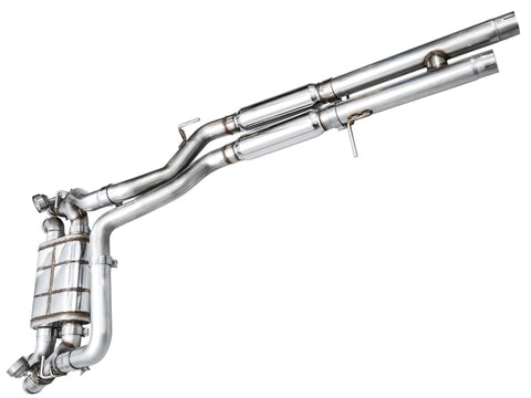 AWE Tuning 21+ Wrangler 392 Switchpath Cat-Back Exhaust- Quad BashGuards - 3025-41392