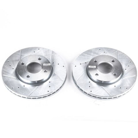 Power Stop 05-07 Ford Focus Front Evolution Drilled & Slotted Rotors - Pair - AR8170XPR