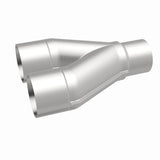 MagnaFlow Universal Trans Y-Pipe All SS 4inch (Dual) 3.5inch (Single) x 13inch (Overall) - 10800
