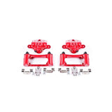 Power Stop 98-02 Chevrolet Camaro Rear Red Calipers w/Brackets - Pair - S4696